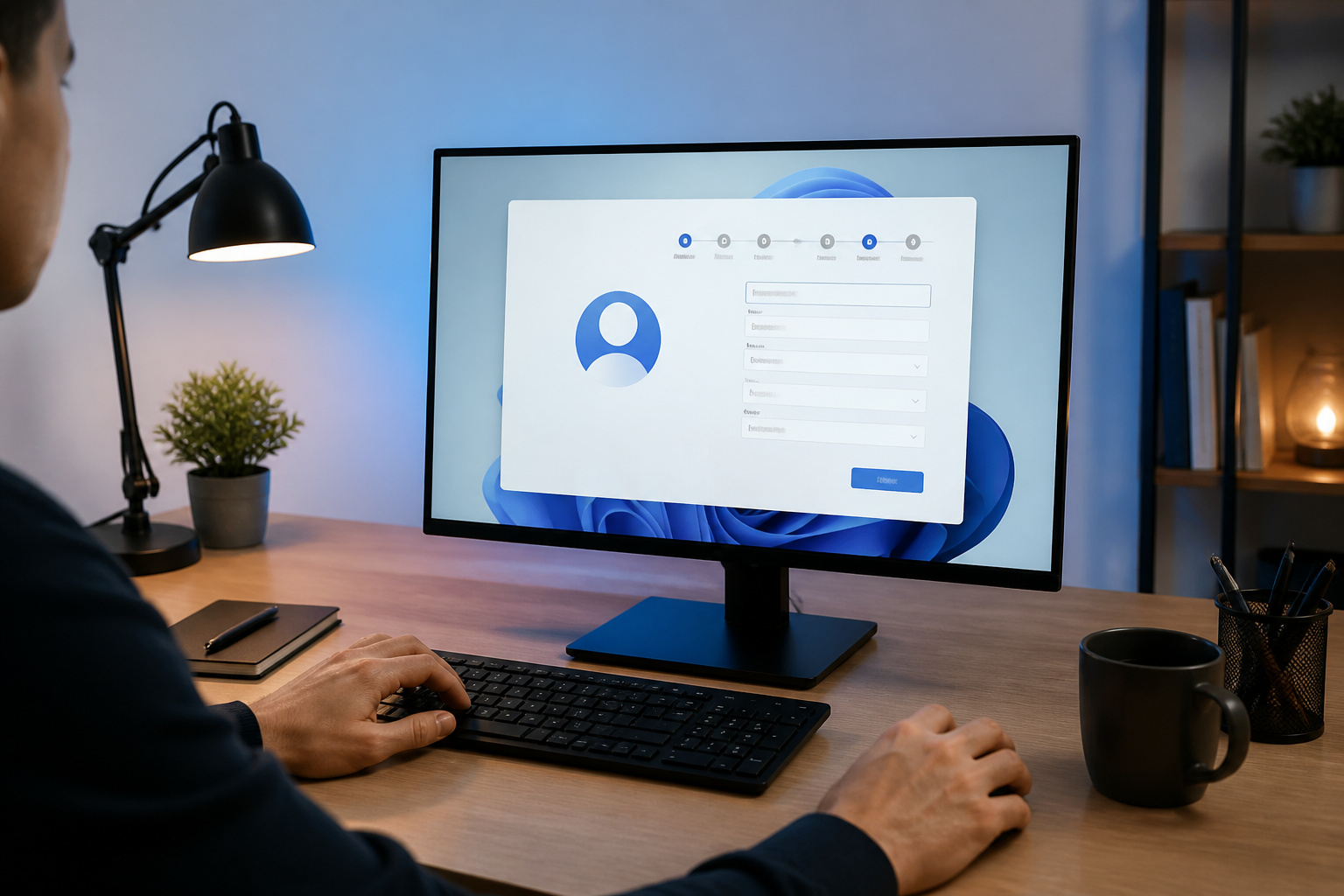 Configuration dun espace de travail moderne