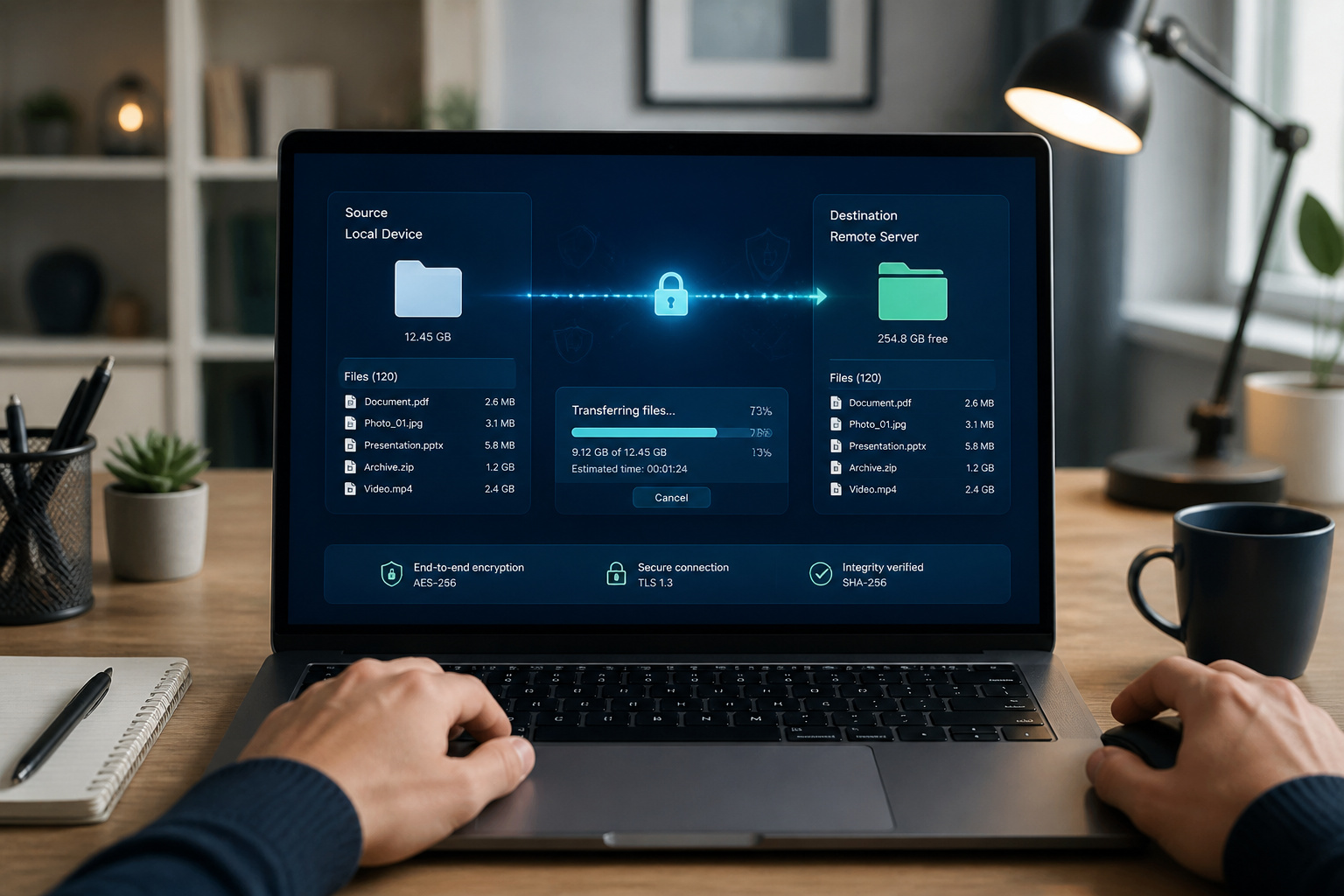Transfert de fichiers securise