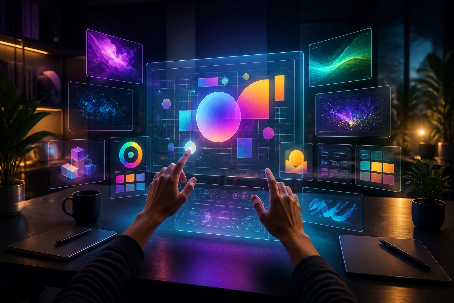 Creation numerique futuriste